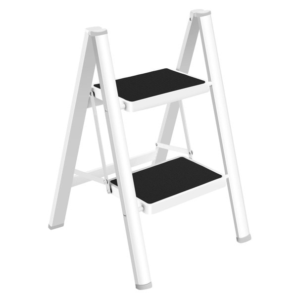 WFX Utility™ 2 Step Steel Lightweight Folding Small Step Ladder Wayfair